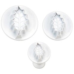 Udstandser st med struktur - Blade - Kristtorn