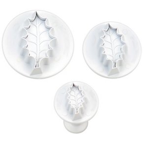 Udstandser st med struktur - Blade - Kristtorn