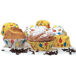 Papir bageforme til muffins med p&aring;skemotiver