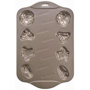 Bageform - Lolly Cakes - 8 fodbold motiver