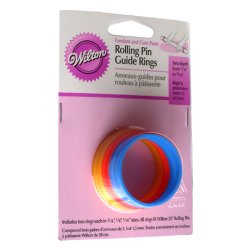 Rullehjlperinge til bred fondantruller - Afstands ringe