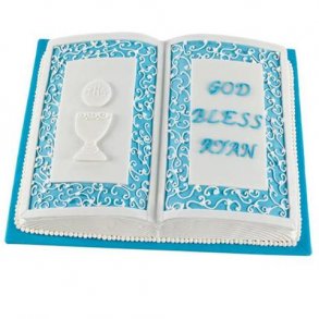 Bag en åben bog/bibel