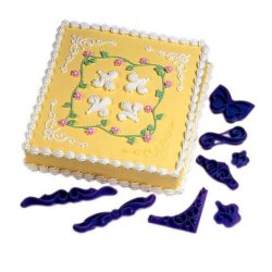 Pr&aelig;ges&aelig;t - skabeloner - ornament - 8 dele