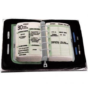 Bag en åben kalender