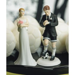 14 cm bryllupskagefigur - Single brud