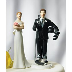 14 cm bryllupskagefigur - Single brud