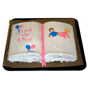 Bag en åben bog/bibel