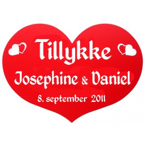  Skjold til bryllup - Fix og frdig