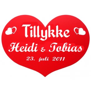  Skjold til bryllup - Fix og frdig