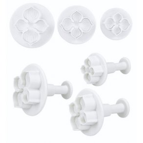 Udstandser sæt med struktur - Hotensia blomst