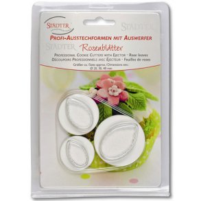 Udstanser st med udskubber - Blade roser