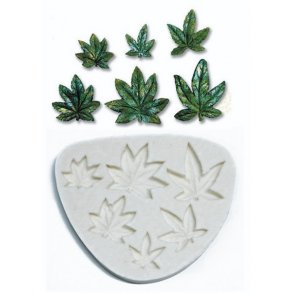 Silikone form - Ahorn blade 2,5 - 4,5 cm