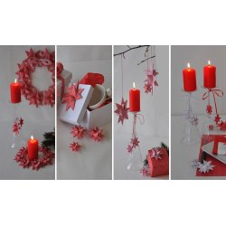 Stjernestrimler 100 stk i 5 m&oslash;nstre - Karen Marie