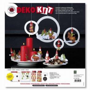 Kit til 4 ophæng og 2 tallerkenringe.