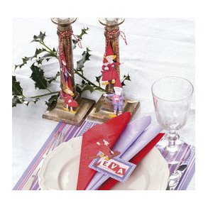 Ide til borddækning til jul