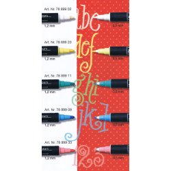 Kridt pastelpenne / tuscher - Information