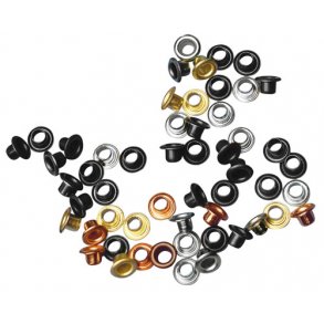 Eyelets - Farvemix - Metallic - Runde