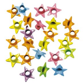 Eyelets - Farvemix - classic - Stjerner