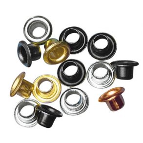 Eyelets - Farvemix - Metallic - Runde