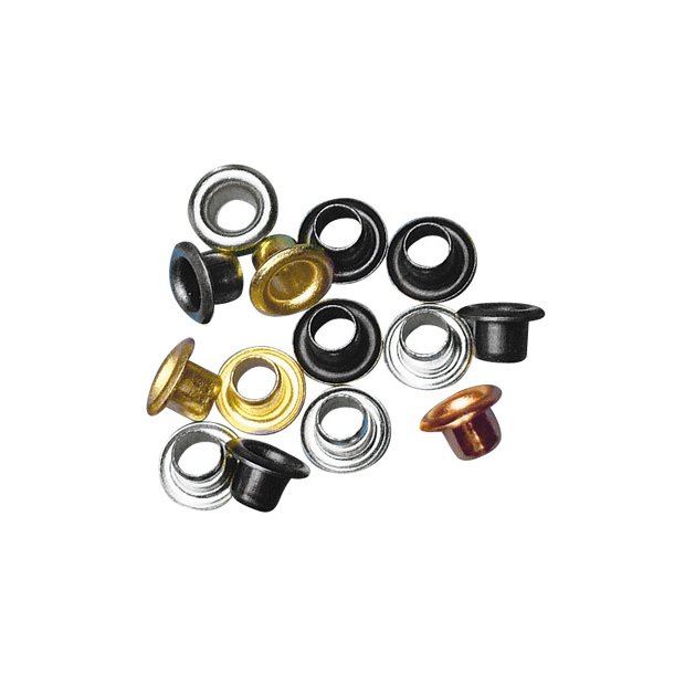 Eyelets - Farvemix - Metallic - Runde