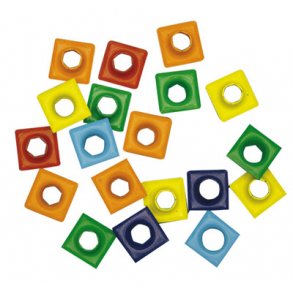 Eyelets - Farvemix - Classic - Firkantet