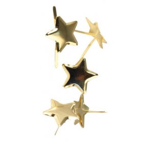 Brads - Stjerner - Guld - 4 mm - 100 stk