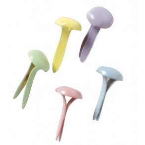 Brads - Rundhovedet - Farvemix pastel