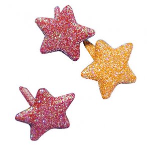 Brads - Jul - stjerner - farve mix med glimmer