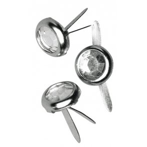 Brads - Runde med diamant/rhinestone