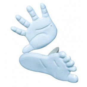 Brads - Baby hånd og fod - lyseblå