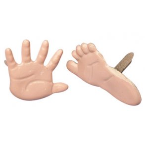 Brads - Baby hånd og fod - lyserød