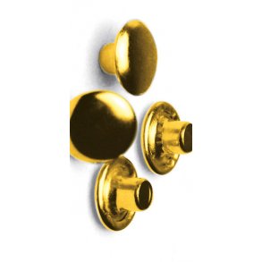 Nitter 7 mm - 50 stk - guld