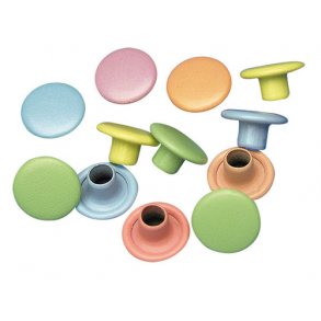 Nitter 7 mm - 50 stk - blandet pastel farver