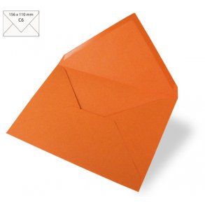 C6 Kuverter - 5 stk - Dark Orange