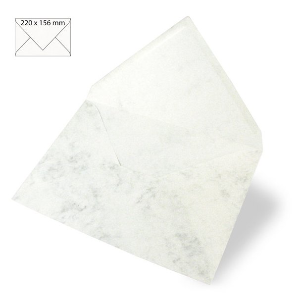 M5 Kuverter - 5 stk - White marmor look