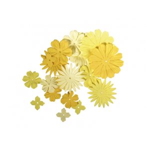 Blomsterblanding - gule toner