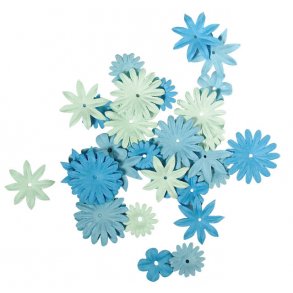 Blomsterblanding - Blå toner