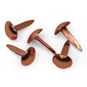 Brads - Rundhovedet - kobber - 4 mm