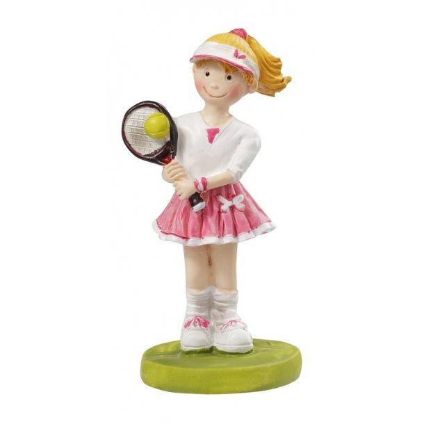 8,5 cm Figur Tennis Spiller - Pige