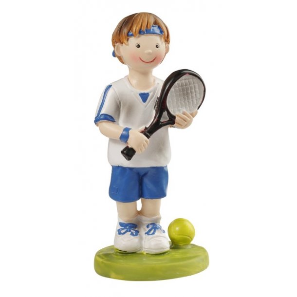 8,5 cm Figur Tennis Spiller - Dreng