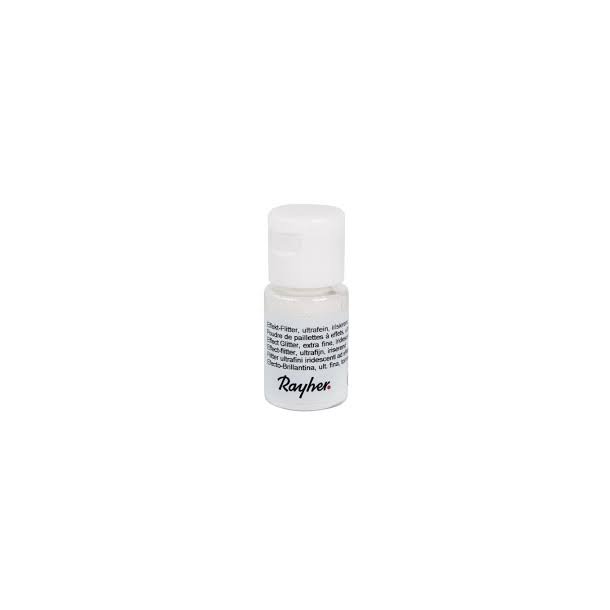 Glitter - Hvid / Rhvid - 10 ml