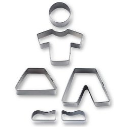 Udstikker st - Dreng/pige - 6 dele i rustfri stl