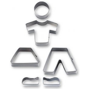 Udstikker st - Dreng/pige - 6 dele i rustfri stl