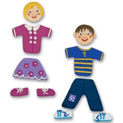 Udstikker st - Dreng/pige - 6 dele i rustfri stl