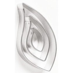 Udstikker s&aelig;t - Blade - 3 dele i rustfri st&aring;l