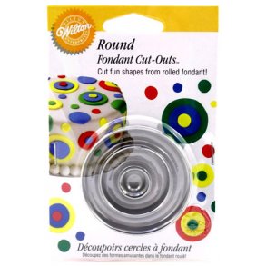 Udstikker st - Runde - 3 dele i rustfri stl