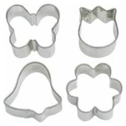 Udstikker s&aelig;t - For&aring;r - 4 dele i rustfri st&aring;l