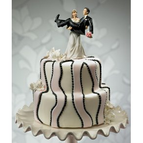 Bryllupskage med flot figur