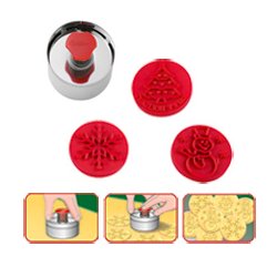 Udstikker st - prg - 4 dele ialt - Julebagning