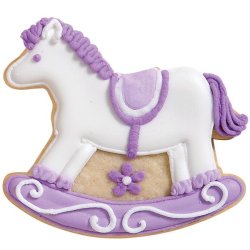 Udstikker st - Baby - 4 dele i malet metal